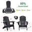 Ensemble de 2 chaises pliantes d'extérieur Adirondack