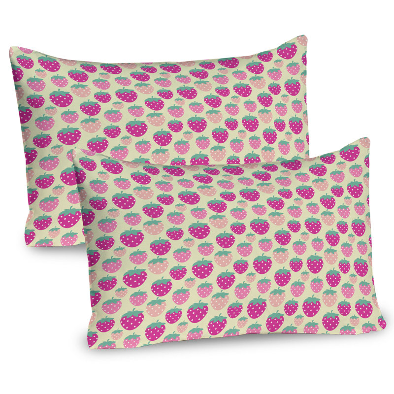Ensemble de 2 taies décoratives Ambesonne Strawberry