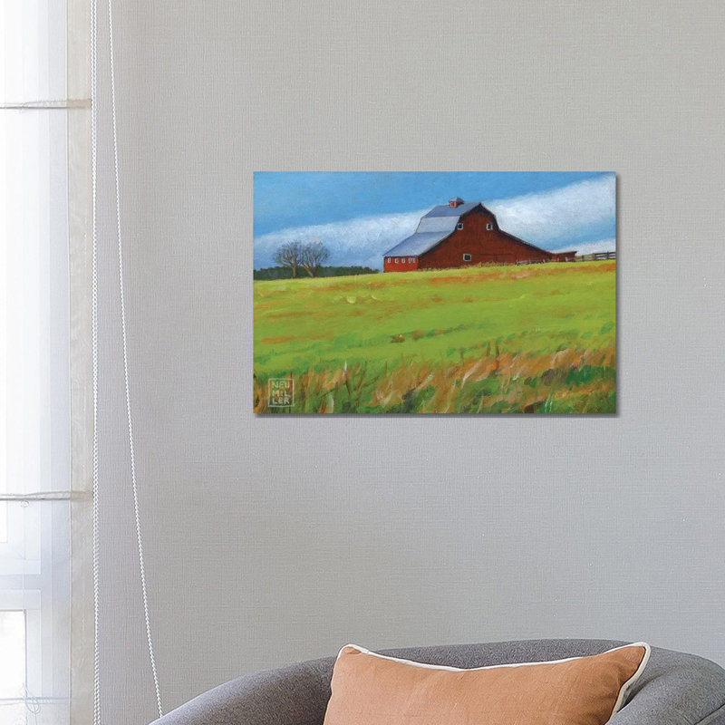 Whidbey Barn II by Stacey Neumiller - Wrapped Canvas Gallery-Wrapped Canvas Giclée, 66.04 cm H x 45.72 cm W x 1.91 cm D