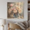 Magnifique bouquet de roses - Roses, art sur bois de pin naturel