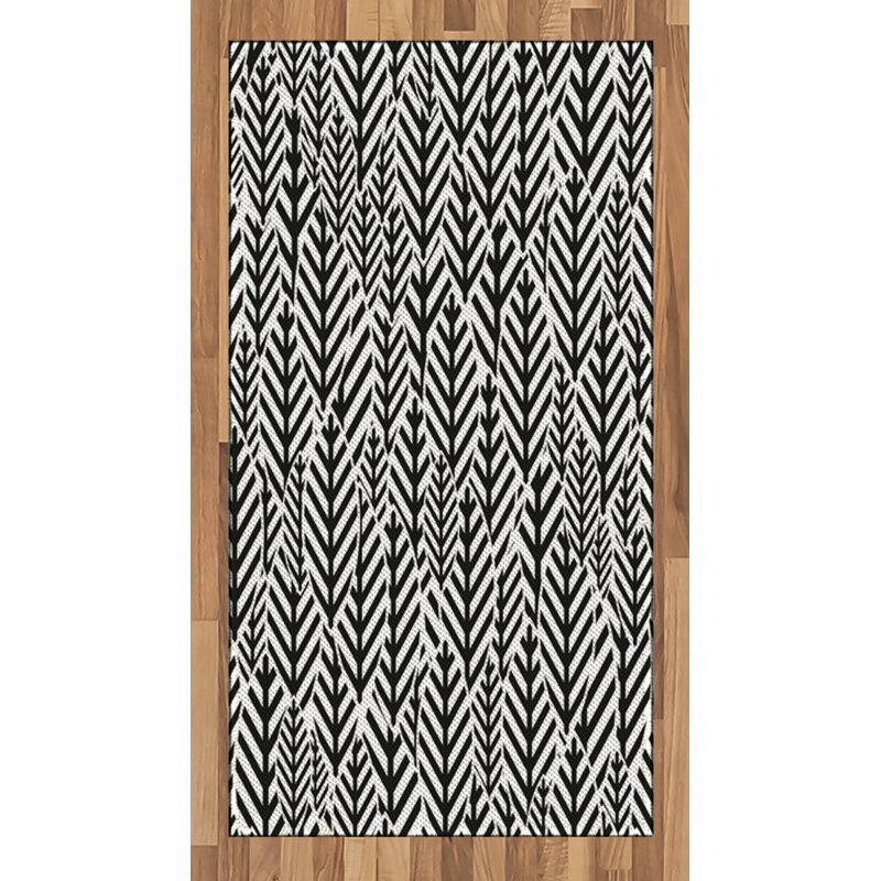 Grunge High Density Long Fiber Poly Threads Decorative Area Rug Carpet, Rectangle 2'7" x 5'