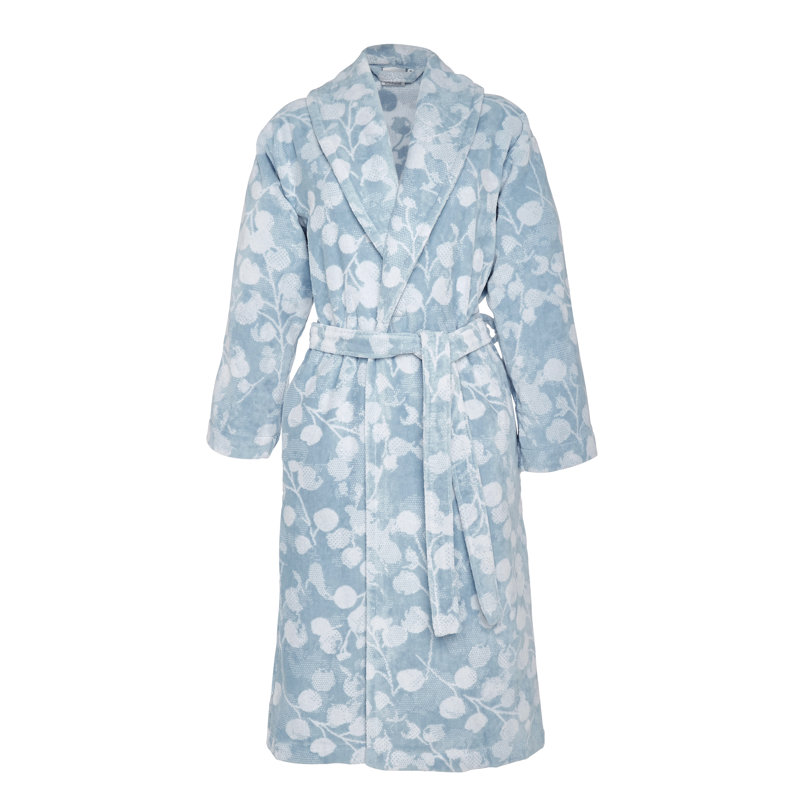 Rosée Velvet bathrobe size Small, Small, Blue; White