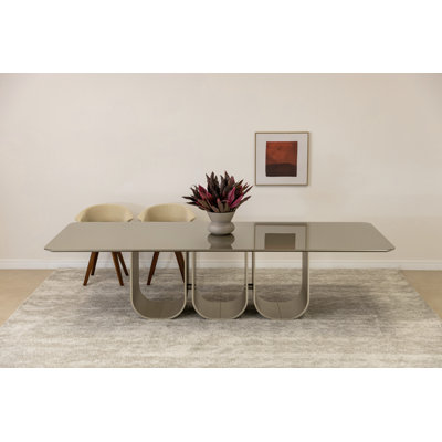 Table de salle à manger rectangulaire 102,5 po Louise