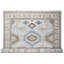 Tapis gris nouvel âge en laine 12 pi 3 po x 18 pi Zoryana