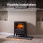 Dimplex 44 cm W Black Electric Stove with 6824 BTU