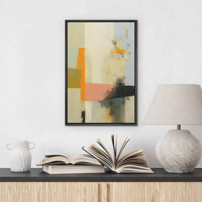 Abstrait, reproduction d'art sur toile encadrée, décoration murale pour chambre à coucher