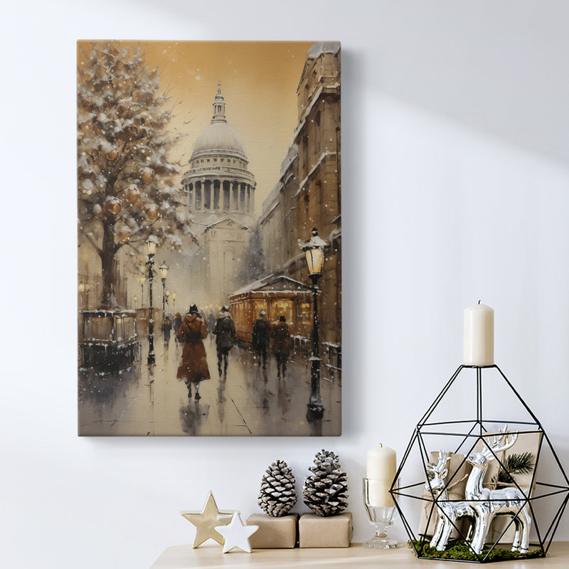 Art des Fêtes de Noël - Toile tendue avec châssis dxliv, H 18 po x l 12 po
