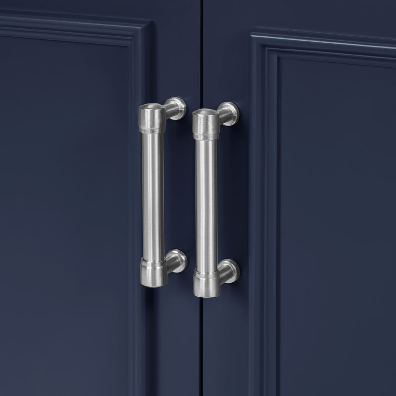Meuble-lavabo en céramique Classic, Bleu / Argent