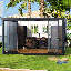 Double porte de jardin en verre Duramax 13 x 10
