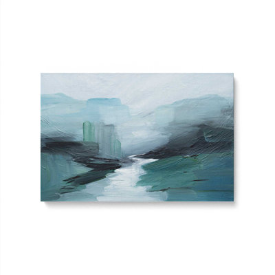 «Where the water plombs II», toile tendue
