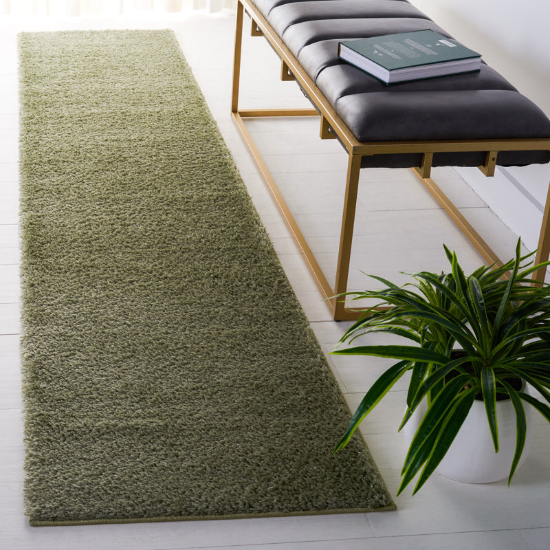 Tapis sauge Stancil, Tapis de couloir de 2 pi x 7 pi