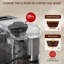Machine à expresso automatique 20 bars, cafetière à espresso avec moulin, mousseur à lait automatique et écran TFT, réservoir d'eau de 1,5 L-114610975