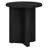 Potbelly Round End Table with Cross Base-1663181617