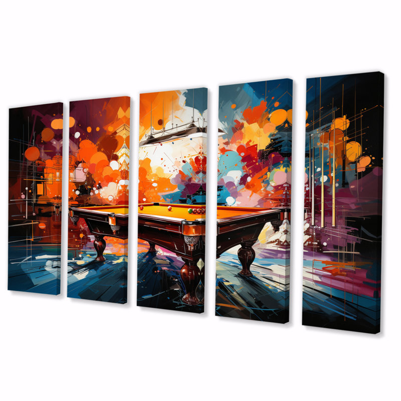 Billard Vibrant Break I 5 pièces