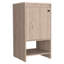 Meuble-lavabo de salle de bain avec armoire à une porte et deux tablettes-111123917