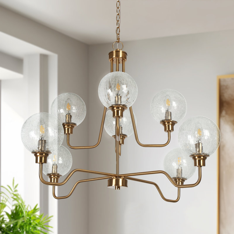 Hampson 8 - Light Dimmable Tiered Large Chandelier