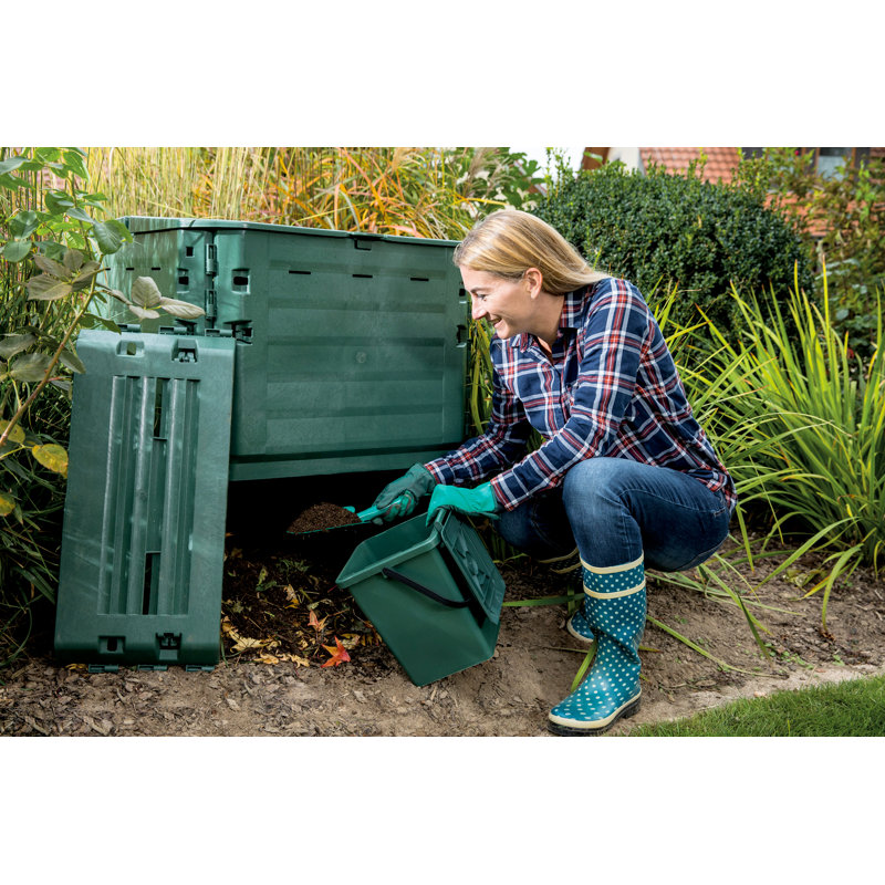 Large Green Thermolen Hinged Lid 240 Gallon Composter