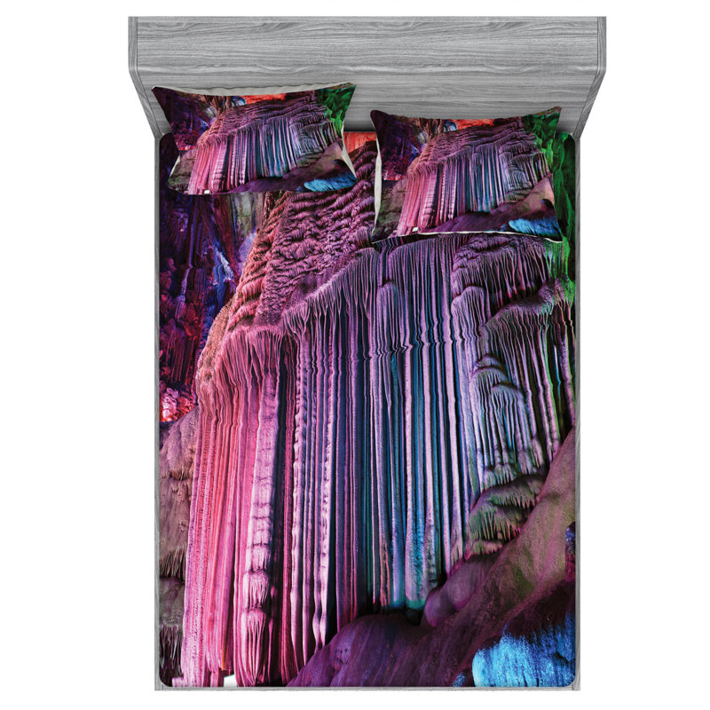 Microfiber Sheet Set, Queen Sheet Set + Fitted Sheet + 2 Pillowcases