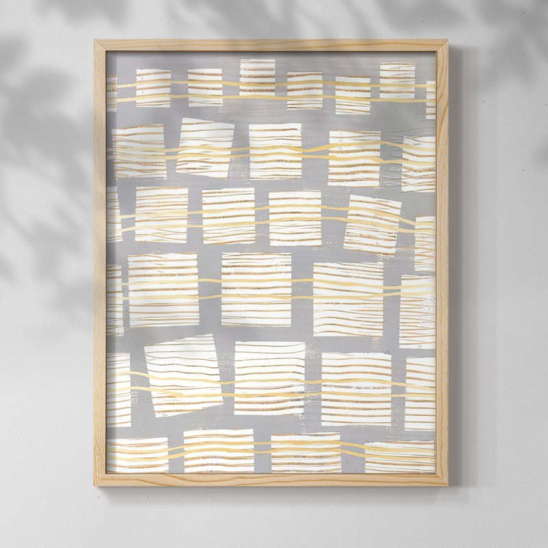 NetworksI Framed Print - Solid Wood, 11" H x 9" W