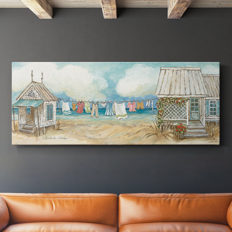 Fresh Laundry II- Gallery Wrapped Canvas -Ready to Hang, 16" H x 40" W