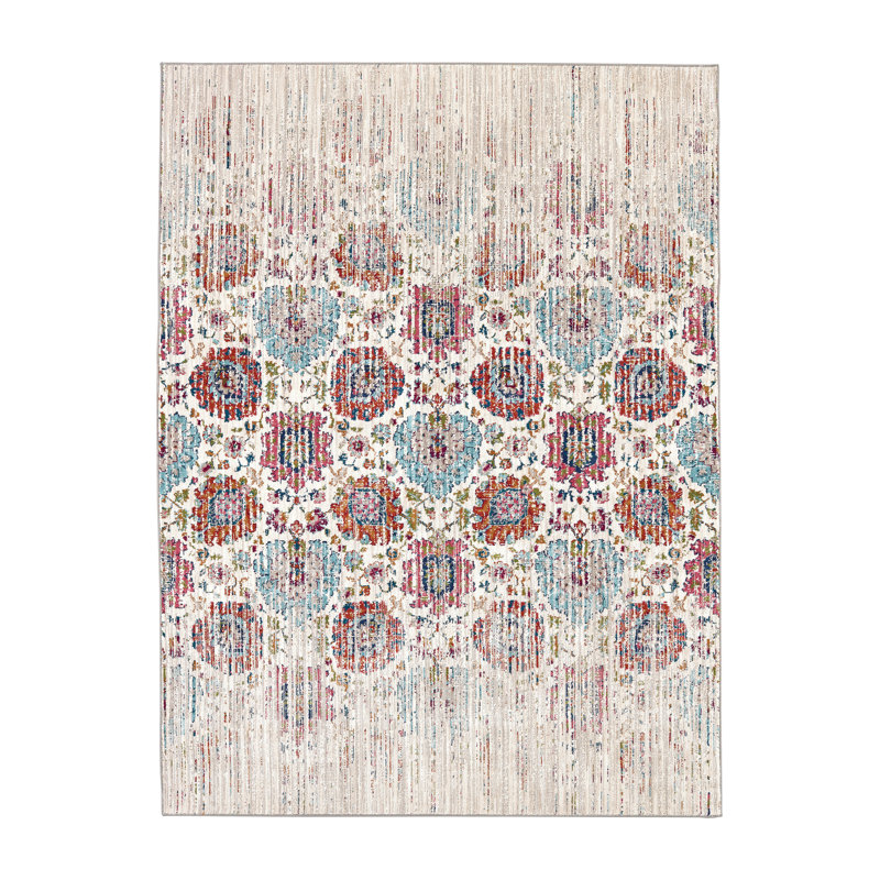 Ikat Indoor Rug, Rectangle 8' x 11'