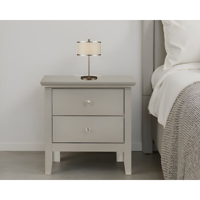 Morelia Silver Champagne Nightstand
