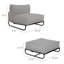 Cloud Sponge Beanbag Chair And Ottoman Set