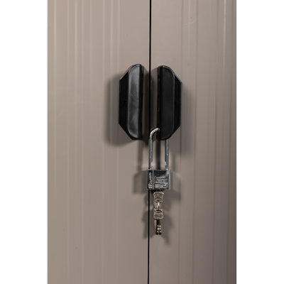 Outdoor 6Ft X 4Ft Metal Shed - Galvanized Iron Build, To Extreme Weather Conditions Rot &