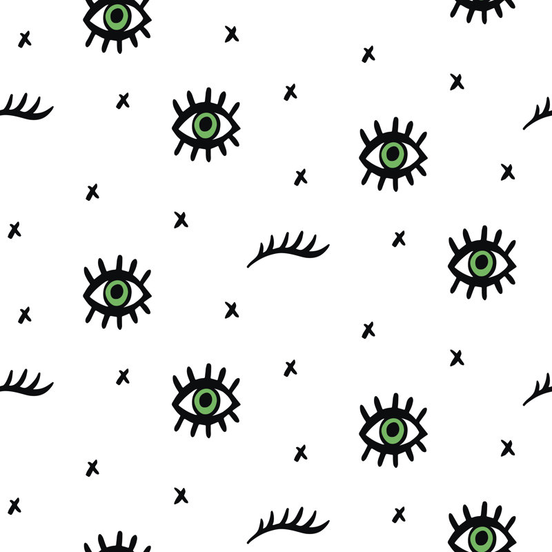 Psychedelic Eyes by Artrise - Wrapped Canvas Print, 76cm H x 76cm W x 3.8cm D