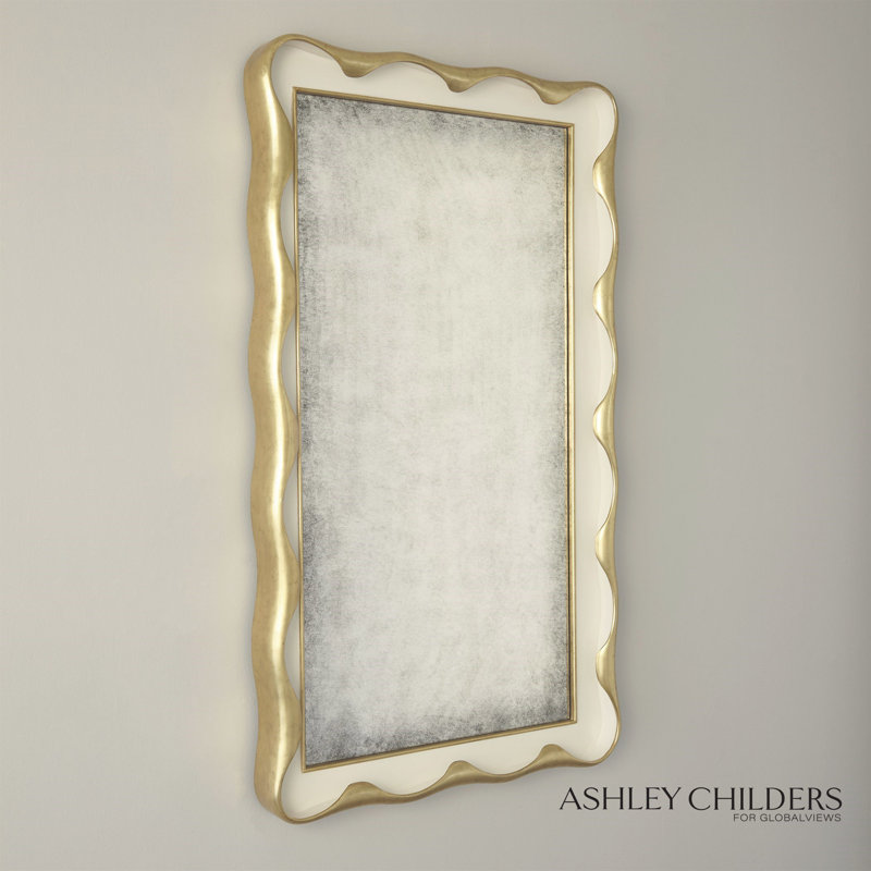 Venus Mirror, Cream/Gold