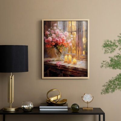 Reproduction encadrée FLORAL Series DCCLXIX - bois massif