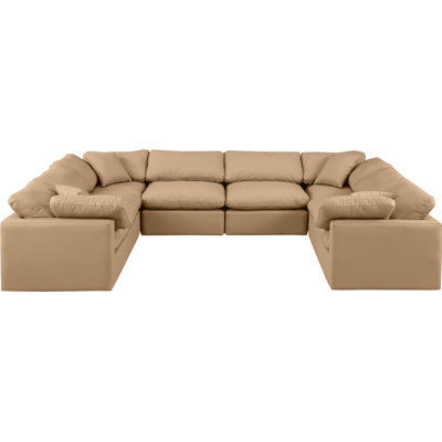 Itala Upholstered U-Shaped Sectional Reversible