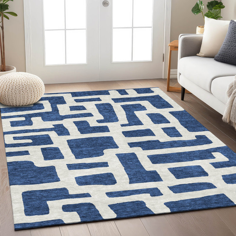 Chaffinch Abstract Indoor Rug, Rectangle 2'6" x 3'10"