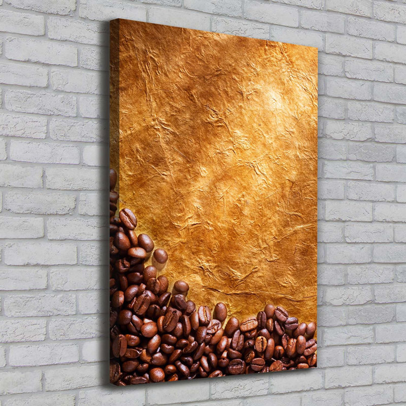 Coffee Beans - Wrapped Canvas Print