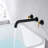 SUMERAIN High Flow Bathtub Faucet,  Extra Long Spout Double Handle Wall Mounted Tub Filler-91834103-92914149