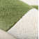Tapis vert / ivoire en laine touffeté à la main à motif géométrique Glory