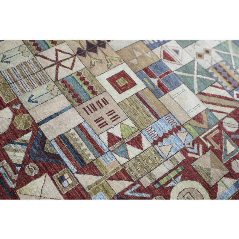 Afghan One-of-a-Kind 10'1" X 13'2" Area Rug