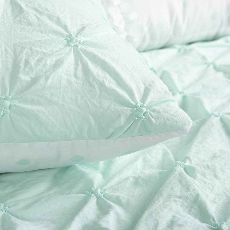 Ravello Microfiber Comforter Set, Full Comforter+2 Standard Shams+ 2 Throw Pillows, Ivory