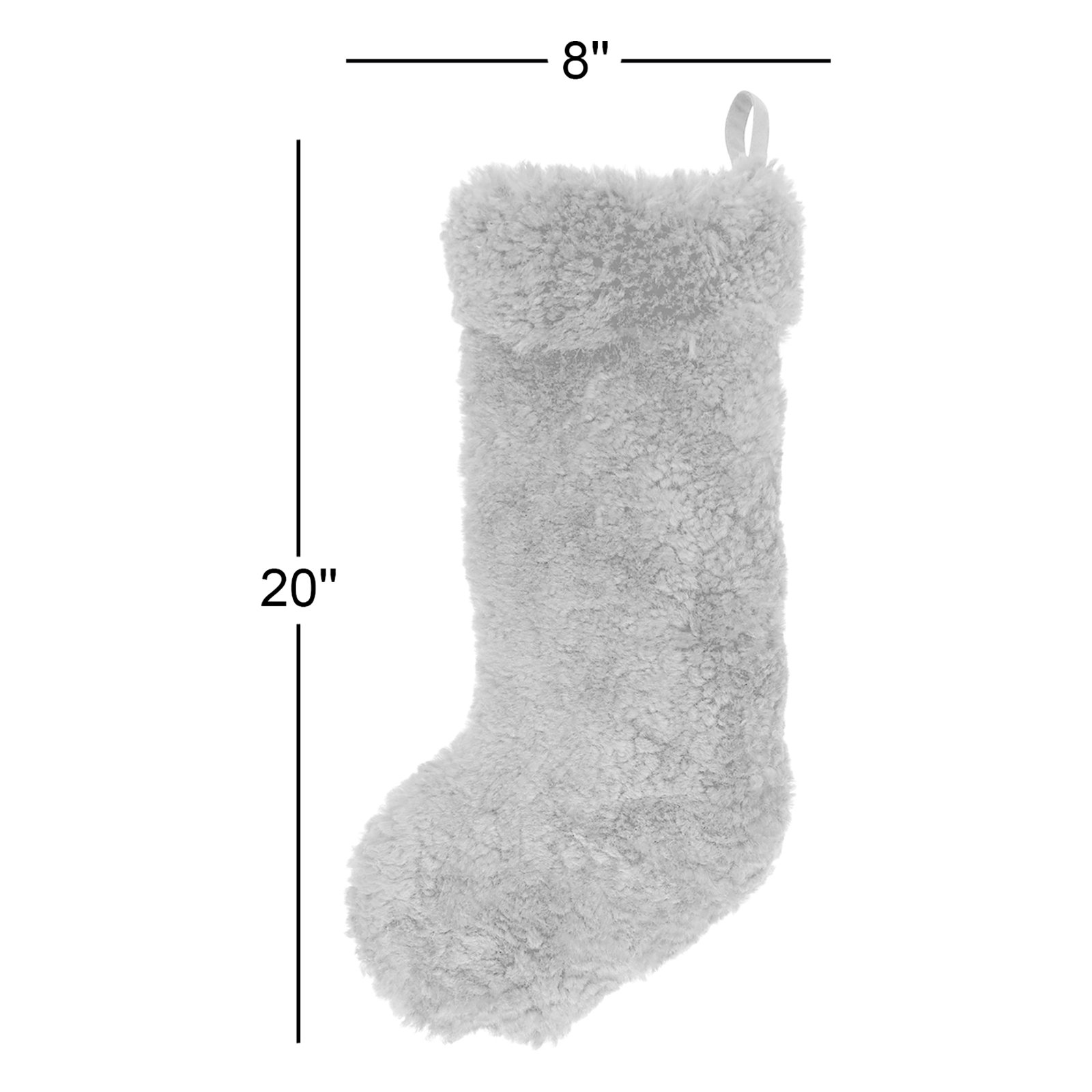 Cozy Delight Lamb  Stocking, Ivory
