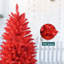 Arbre de Noël artificiel pin rouge -130365434