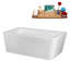 Baignoire autoportante 59 "avec drain interne Streamline-101697837