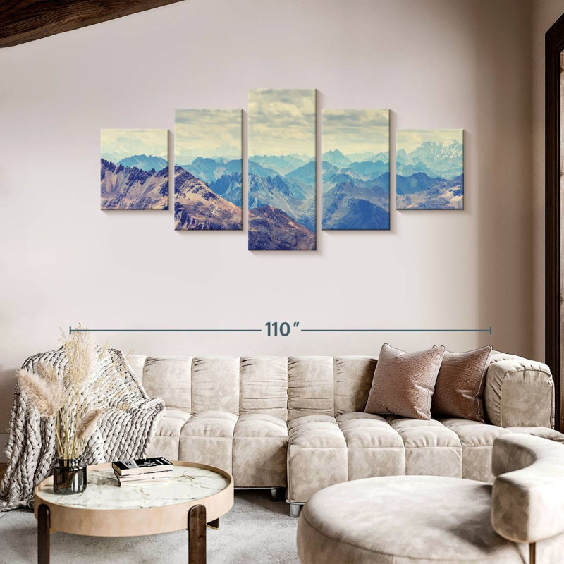 Huayhuash Mountain Range, 42" H x 92" W