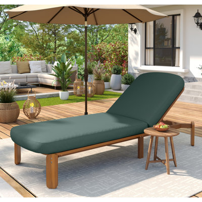 Chaise longue d'extérieur réglable pour chaise longue d'extérieur inclinable avec dossier réglable pour la terrasse, la piscine ou la plage