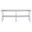 Table en acier inoxydable 18 po x 96 po
