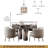 Gatlin 4-Light Handmade Wood Small Square/Rectangle Pendant