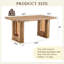 Table de salle à manger 64,5 "en faux marbre / bois avec décor en verre pour le salon de la cuisine-362091593