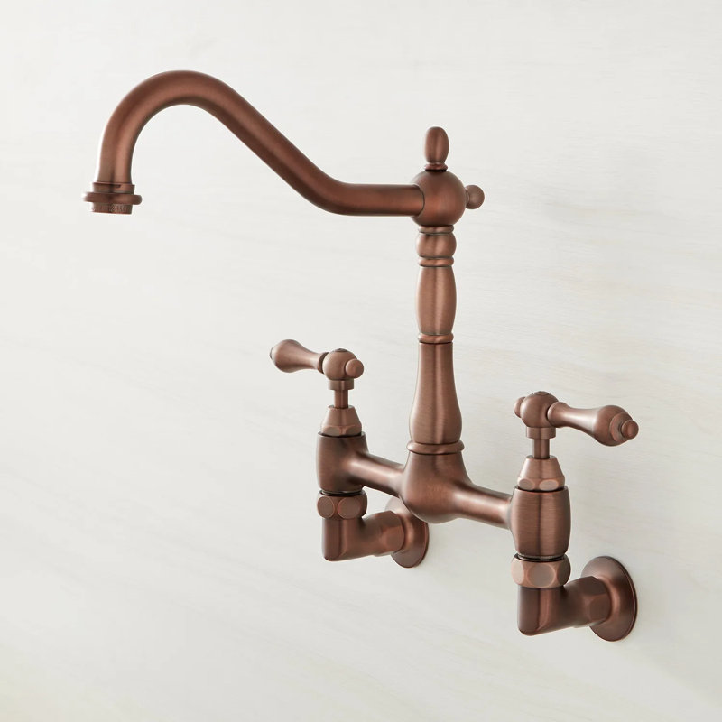 Felicity Wall-Mount Kitchen Faucet, Oil Rubbed Bronze