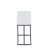 Serena Modern Vegan Leather Upholstered Metal Counter Stool in White-97344305-97344299