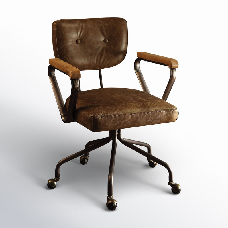 Chaise de bureau Middaugh, Brun