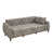 100 % polyester gris est en rupture de stock